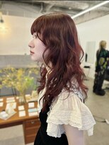 エルメ クラマエ(Elme)&nbsp;ブリーチなし★ディープレッド×レイヤーカット