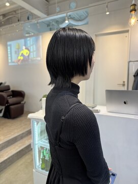 ロカ 表参道(loka) ボブルフ/ブルーブラック[表参道/ブリーチ/ハイライト]Mai