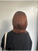 松山市/10代/20代/30代/40代/ピンクオレンジ（ブリーチなし）