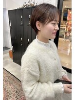 リンダ(LINDA)&nbsp;まるみショート/ショート/ストレートパーマ[札幌美容室LINDA]