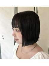 【タッセルボブで上品＆韓国美人ヘアに★】