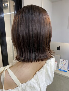 エトラ 渋谷店(etora) 前髪 外ハネボブ ワイドバング イメチェン 美髪"