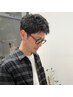【男性贅沢コース】カット＋パーマ＋ヘッドスパ＋ライトトリートメント