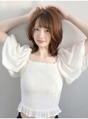 ナチュラル可愛い韓国風レイヤースタイル