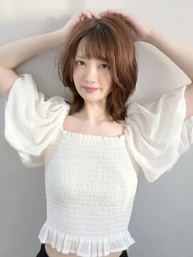 キンヘアストア(KIN hair store) ナチュラル可愛い韓国風レイヤースタイル