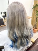 白髪ぼかしにも◎バレイヤージュカラー ビフォアー＆アフター