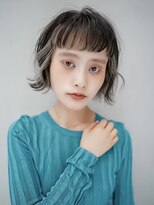 ギークス(GEEKS) 【GEEKS渋谷】オン眉ボブ/アンブレラカラー/初ブリーチ/冬カラー