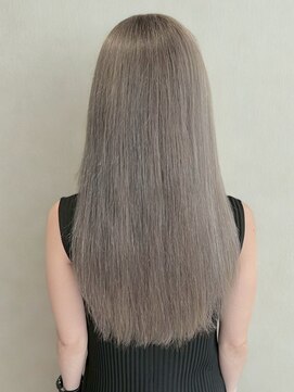 ブリーチカラー冬カラー透明感アッシュベージュ20代30代