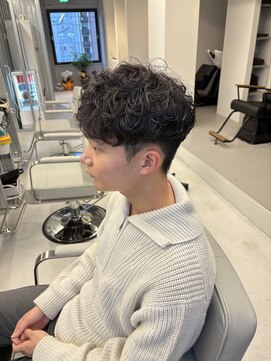 アソビ 元町店 無造作パーマ