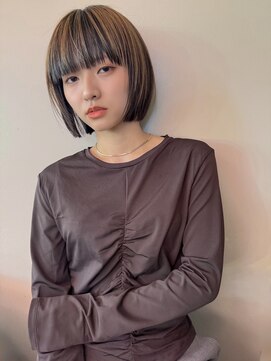 ウクク(UCUCU) デザインカラーボブスタイル