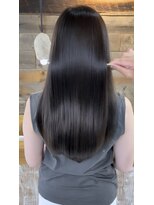 キース ヘアアンドメイク 恵比寿(kith. hair&make)&nbsp;韓国カラーブリーチなし暗めオリーブグレージュ髪質改善恵比寿