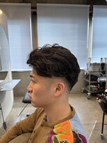 リラクオーレメンズ(LIRA CUORE men's) シャドウパーマ/メンズ縮毛矯正/毛流れセンターパート