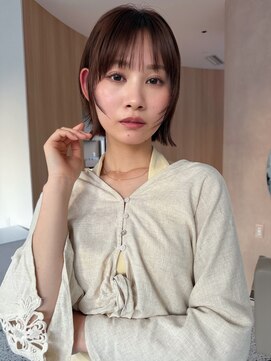 オン キャナルシティ博多前店(on) 【晴音】レイヤーボブ/顔まわりレイヤー/30代