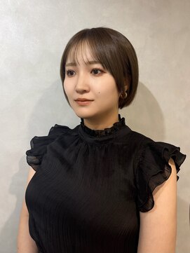 フォト イケブクロ(foto IKEBUKURO) 透明感オリーブ×ショートボブ