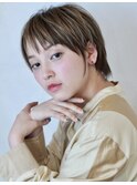 ハイライトショートヘア  【Luxe高橋】表参道