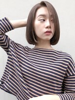 ルティア(Lutia)&nbsp;センターパート ショコラブラウン 内巻きボブ！