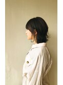 ふわふわ外巻きボブ