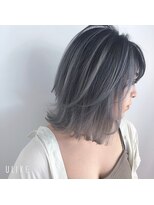 ルービック 難波(Rubik's) ハイライトとグラデーションで作るレイヤーボブイルミナカラー