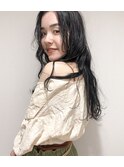 ロング×パーマ