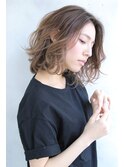 【ROSE/六甲道】シアーベージュ/無造作パーマ/フリンジウェーブ