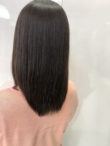 ドゥーエ 国分寺美容室(due)&nbsp;シルキーカットミディアム　エアーストレート