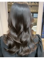 エインアンリー 明治神宮前(AIN.ANLY.)&nbsp;◯コテ巻き風パーマ　ミディアム　ANLY