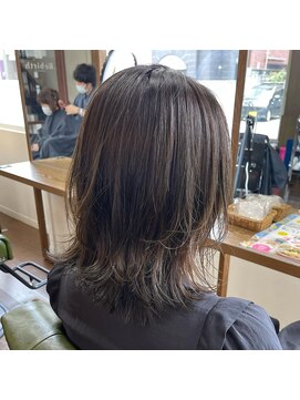 ヘアーサロン リバース(Hair Salon Rebirth) 【防府/Rebirth】カーキグレージュ