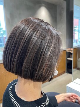 ニカイ(2F) 似合わせカット/イメチェン/ハイライトカラー/アッシュグレー