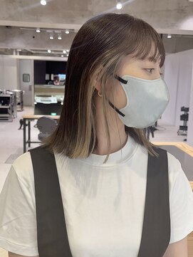 オーク 学芸大学(OAK) 切りっぱなしロブ☆インナーハイベージュ