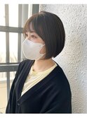 伸ばしかけショート/地毛風グレージュ/10代20代人気◎