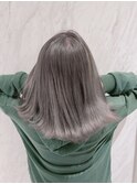 店長今里☆ブリーチしていきグレー☆