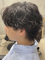 フイ 代々木(Hui)&nbsp;メンズ/アップバング/ツーブロックマッシュ/束感ショート波巻き