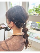 グリ(GURI)&nbsp;〈guri〉お呼ばれ☆タマネギヘア☆ポニーテール