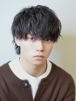 コンフィデンス 新宿3rd(confidence)&nbsp;メンズ黒髪スパイラルパーマツーブロックマッシュウルフ