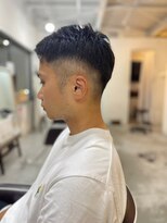 ソイクフ 高田馬場店(SOY-KUFU)&nbsp;MEN'S HAIRアッシュブラックベリーショート