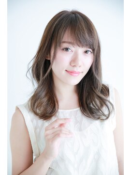 ニューヨークニューヨーク 阪急高槻店(NYNY) ★くびレイヤーエモージュオリーブベージュレイヤーカットミディ