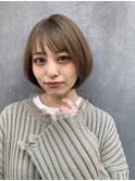 丸みショート/大人可愛いショートボブ/愛されショート/ショート