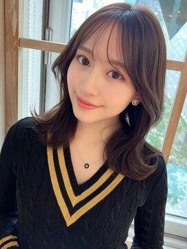 アフロート ディル(AFLOAT D'L) 表参道アフロート張替　くびれミディアム　シースルーバング