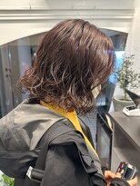 ラレイ ハラジュク(Lalei harajuku)&nbsp;【白石】ボブパーマ毛先スパイラルパーマレディースパーマ原宿