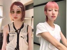 【カラー】ビビットなカラーから淡いハイトーン、デザインカラーまで幅広い薬剤をご用意しております。