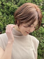 ネイロ 日本橋(NeiRo)&nbsp;小顔ショートボブハイライトカラー大人ショートカット【日本橋】