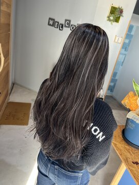 ティック 福井鯖江店(tic.) 白髪ぼかし×ハイライト2カラー