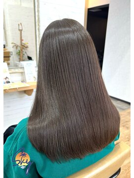 スカイ(SKY) 透明感カラー/髪質改善/縮毛矯正/韓国風レイヤーカット