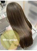 ブリーチなしW Olive beige【Zina 保科侑花】