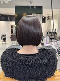 切りっぱなしボブ パツッとボブ ！