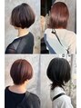 アルボス(arbos) ショートヘアやボブ、ひとクセのあるデザインもお任せください♪