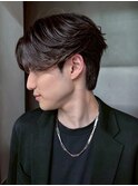 韓国マッシュフェザーパーマブルーブラック_ba554401