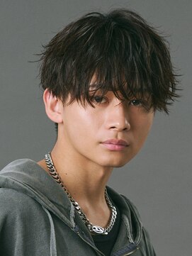 エルマーク 堺東(L-MARK) スパイラルパーマ/ツイストパーマ/メンズ/センターパート/波巻き