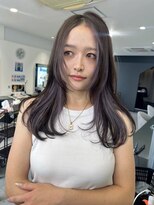 キング 心斎橋店(K!ng)&nbsp;ハイライトカラーミルクティーベージュレイヤーカット