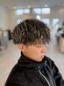 メンズカット＋ツイストパーマ＋ハイライト＋トリートメント